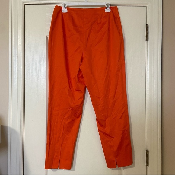 Womens Ellen Tracy Orange Pants - Picture 2 of 13
